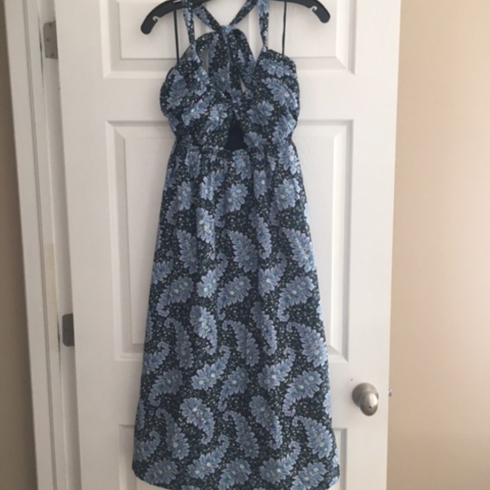 J. Crew Collection Halter Cutout Dress Size 0